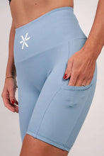 Indlæs billede til gallerivisning BARA -Sky Blue Pocket Shorts