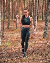 Indlæs billede til gallerivisning BARA - Faux Leather Shape Tights