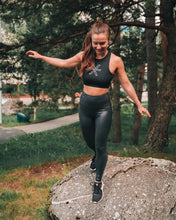 Indlæs billede til gallerivisning BARA - Faux Leather Shape Tights