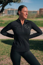 Indlæs billede til gallerivisning BARA -Black Ribbed Long Sleeve