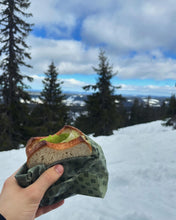 Indlæs billede til gallerivisning NEWBEING: Bivoks Madindpakning 3-pack (Vel ímillum: Grønt, blátt, gult ella beige)