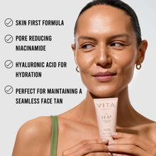 Indlæs billede til gallerivisning VITA LIBERATA - The HA+ Deep Moisture Face Tan 50 ml. (med hyaluron + niacinamide) - GEV GÆTUR: Pre order - Væntast í FO uml. 8. juni