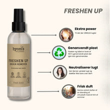 Indlæs billede til gallerivisning BYOMS - 4. FRESHEN UP - PROBIOTIC ODOUR REMOVER - Fresh Scent (powerful formula) 190 ML