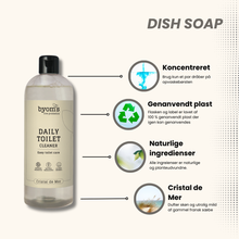 Indlæs billede til gallerivisning BYOMS - PROBIOTIC DAILY TOILET CLEANER – Cristal de Mer - 480 ml