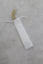 Indlæs billede til gallerivisning AYA&IDA - Reusable Drinking Straw – Gold