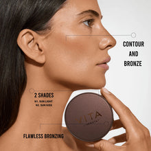 Indlæs billede til gallerivisning Vita Liberata - Trystal LOOSE BRONZING MINERALS - No. 2 - Sun Kiss (Medium)