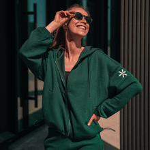 Indlæs billede til gallerivisning BARA - Apple Lounge Waffle Hoodie