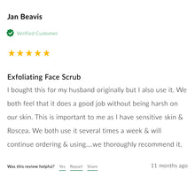 Indlæs billede til gallerivisning GREEN PEOPLE FOR MEN - NO. 1 EXFOLIATING FACE SCRUB 100ML
