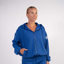 Indlæs billede til gallerivisning BARA - Blueberry Lounge Waffle Hoodie