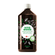 Indlæs billede til gallerivisning VITA BIOSA - ORIGINAL - 500ml / 1000ml / 3 Liter bag-in-box (økologisk drik fermenteret med kulturer af bifido- og mælkesyrebakterier, ekstrakt fra 19 økologiske urter)