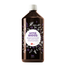 Indlæs billede til gallerivisning VITA BIOSA - BÆR - 500ml / 1000ml / 3 Liter (økologisk drik fermenteret med kulturer af bifido- og mælkesyrebakterier, ekstrakt fra 19 økologiske urter)