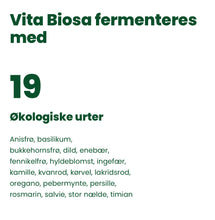 Indlæs billede til gallerivisning VITA BIOSA - BÆR - 500ml / 1000ml / 3 Liter (økologisk drik fermenteret med kulturer af bifido- og mælkesyrebakterier, ekstrakt fra 19 økologiske urter)