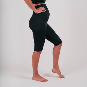 BARA - Black Maternity Pocket Shorts