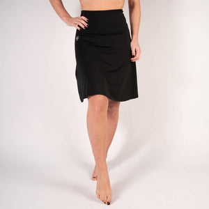 BARA - Black Long  Running Skirt 2.0