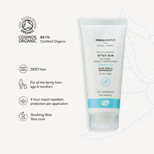 Indlæs billede til gallerivisning GREEN PEOPLE - MOISTURISING AFTER SUN WITH INSECT REPELLENT 100ML