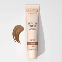 Indlæs billede til gallerivisning VITA LIBERATA - ORIGINAL BEAUTY BLUR - MEDIUM (Luminous BB/CC CREAM - DEWY GLOW - primer & tinted moisturiser)