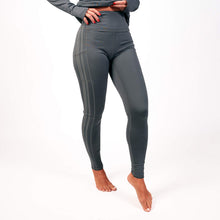 Indlæs billede til gallerivisning BARA - Dark Grey Stripe Winter Tights