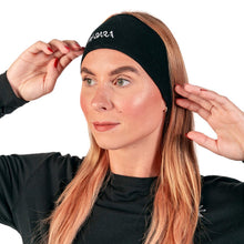 Indlæs billede til gallerivisning BARA - Black Merino Wool Headband