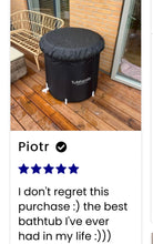 Indlæs billede til gallerivisning Tubfamily original luksus isbad - Pop op - sort - transportabelt