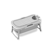 Indlæs billede til gallerivisning TUBFAMILY - Foldebadekar til voksne - 118cm/Grå