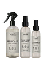 Indlæs billede til gallerivisning BYOMS - 1. FRESHEN UP - PROBIOTIC ODOUR REMOVER - ECOCERT - No perfumes (Vel ímillum 75/100/200/400 ML)