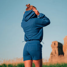 Indlæs billede til gallerivisning BARA - Blueberry Lounge Waffle Hoodie