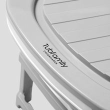 Indlæs billede til gallerivisning TUBFAMILY - Foldebadekar til voksne - Med låg - 143cm/Grå (300 cm luksusslange, sort badepude samt ekstra prop inkl.)