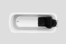 Indlæs billede til gallerivisning TUBFAMILY - Foldebadekar til voksne - Med låg - 143cm/Grå (300 cm luksusslange, sort badepude samt ekstra prop inkl.)