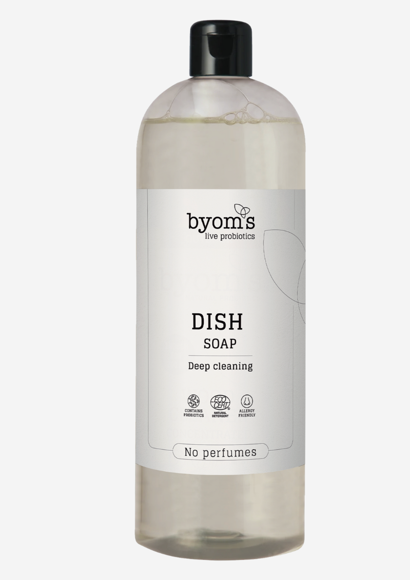 BYOMS - PROBIOTIC DISH SOAP - ECOCERT - No perfumes (vel ímillum 75/400/1000 ml)