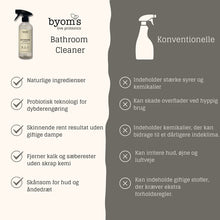 Indlæs billede til gallerivisning BYOMS - Bathroom Cleaner (Mild og frisk duft af Cristal De Mer) 480 ml