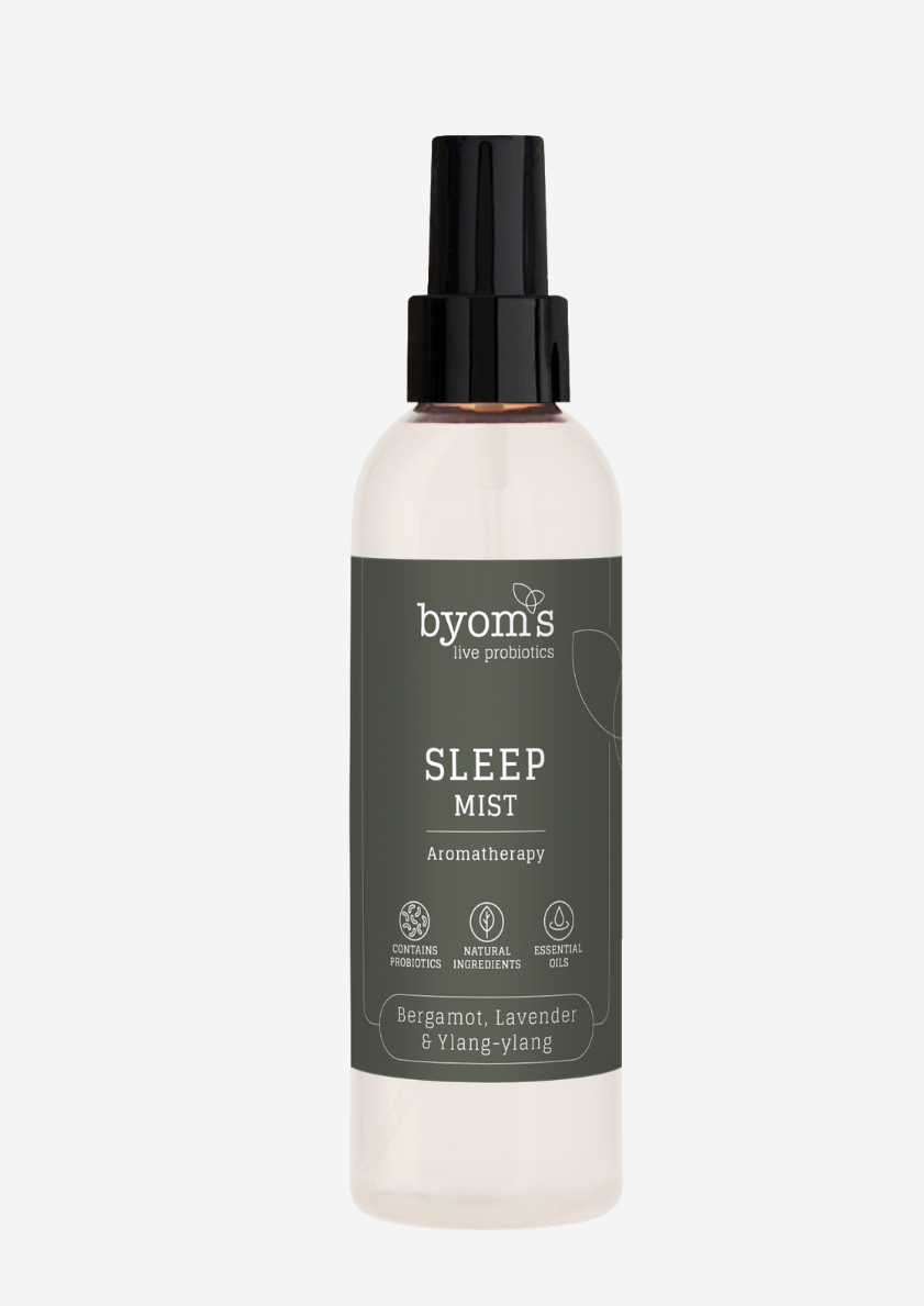 BYOMS - SLEEP MIST – PROBIOTIC AROMA THERAPY - Bergamot, Lavender & Ylang-ylang (vel ímillum 100/200 ml)