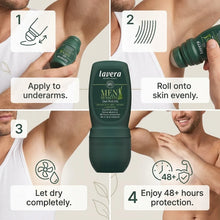 Indlæs billede til gallerivisning LAVERA NATURKOSMETIK - Men Sensitive Deodorant Roll-On - 50 ml