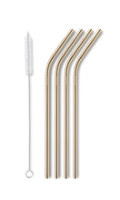 Indlæs billede til gallerivisning AYA&IDA - Reusable Drinking Straw – Gold