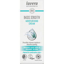 Indlæs billede til gallerivisning LAVERA NATURKOSMETIK - MOISTURISING CREAM jojoba olie & aloevera 50 ml