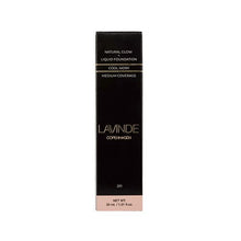 Indlæs billede til gallerivisning LAVINDE Copenhagen - Natural Glow Liquid Foundation 30 ML - 201C Cool Ivory