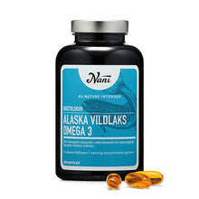 Indlæs billede til gallerivisning NANI - Omega 3 alaska vildlaks 180 kapsl.