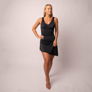 BARA - Black Swim Dress
