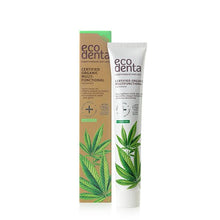 Indlæs billede til gallerivisning ECODENTA - ORGANIC Multifunctional Toothpaste with Hemp Oil - 75 ml - UTTAN FLUOR