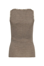 Indlæs billede til gallerivisning Angela - Top Taupe Melange - CLAIRE WOMAN