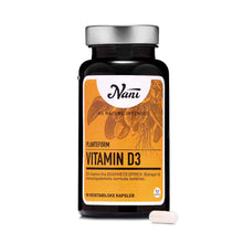 Indlæs billede til gallerivisning NANI - Vitamin D3 på planteform (90 kapsl.)