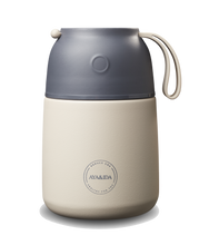 Indlæs billede til gallerivisning AYA&amp;IDA - Food&#39;ie LUNCH BOX – CREAM BEIGE - 500 ML
