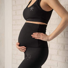 Indlæs billede til gallerivisning Black Maternity (gravid)Tights - BARA
