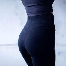 Indlæs billede til gallerivisning BARA - Black High Waisted Jogger