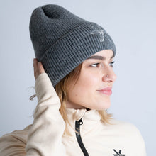 Indlæs billede til gallerivisning BARA - Dark Grey Merino Wool Beanie