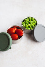 Indlæs billede til gallerivisning AYA&amp;IDA - Snack Container - Dark Grey / Tropical Green - 100ML
