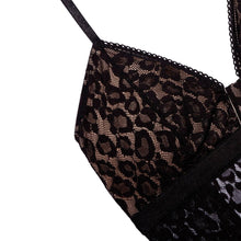 Indlæs billede til gallerivisning SPAR 20%: JEANETTE BODYSTOCKING BLACK - UNDERPROTECTION