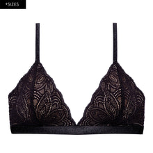 Indlæs billede til gallerivisning LUNA BRA BLACK  - UNDERPROTECTION