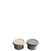Indlæs billede til gallerivisning AYA&IDA - Snack Container - Dark Grey / Cream Beige - 100ML