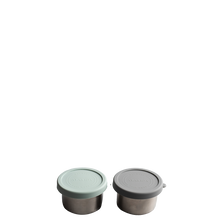 Indlæs billede til gallerivisning AYA&amp;IDA - Snack Container - Dark Grey / Mint Green - 100ML
