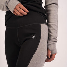 Indlæs billede til gallerivisning BARA - Black High Waist 100% Merino Wool Pant